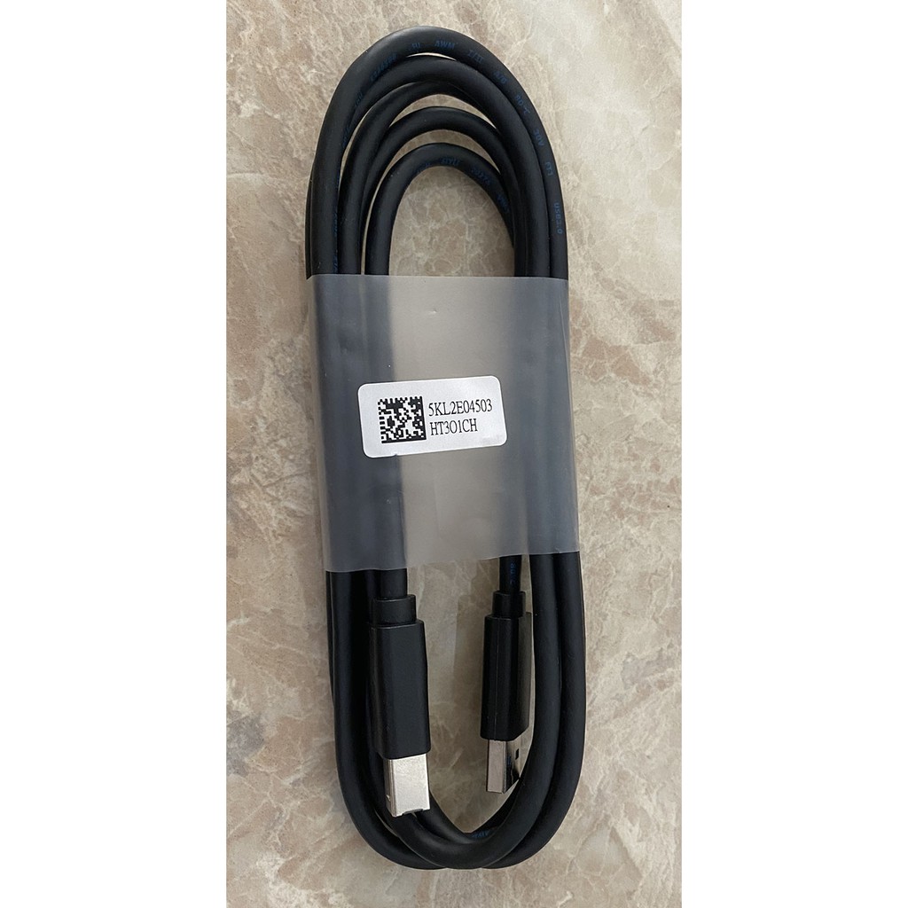 Dell SuperSpeed USB 3.0 Type A to B Male Cable for Cameras/Printers/Scanners/Led Monitor