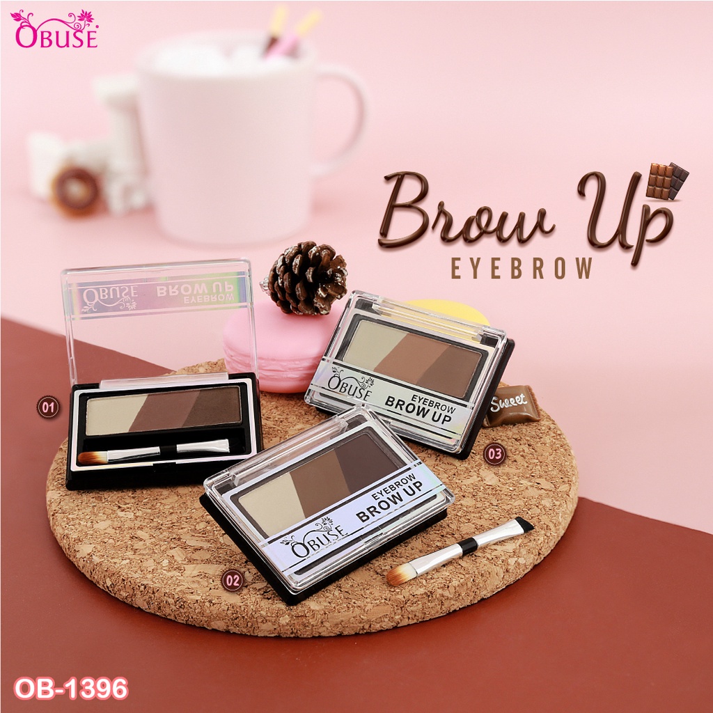 Obuse Brow UP Eyebrow ที่เขียนคิ้วแบบฝุ่น (OB-1396)