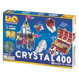 LaQ Crystal 400 ลาคิว ชุดคริสตัล ชิ้นส่วนสีใส ตัวต่อเสริมพัฒนาการ ผลิตในญี่ปุ่น สำหรับเด็ก 5 ขวบขึ้นไป