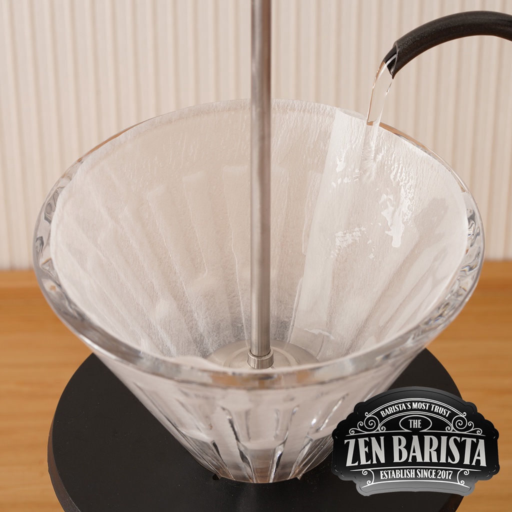 [Easy E-Receipt] Zennestle อุปกรณ์ช่วยจัดกระดาษฟิลเตอร์ให้เรียบก่อนการดริป  Stainless Food Grade คุณภาพพรีเมี่ยม
