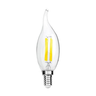 หลอด LED TOSHIBA CandleRetro Shine 4 วัตต์ WARMWHITE E14 หลอดไฟภายในบ้านเอนกประสงค์