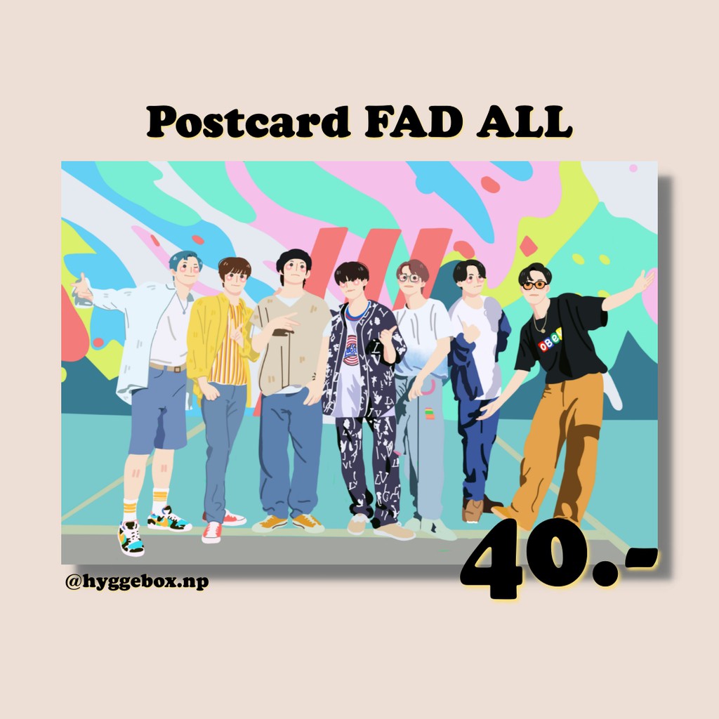 โปสการ์ด BTS Fanart Dynamite ver.