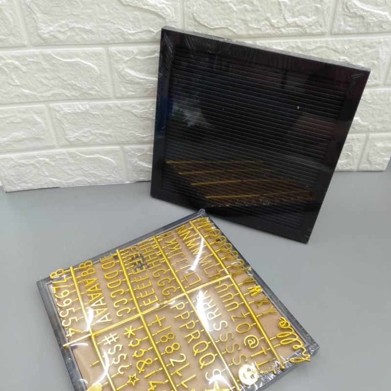 บอร์ดอักษร Letter Board พลาสติก 26*26 ซม แถมอักษรตามรูป - รูปที่ 6