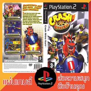 แผ่นเกมส์ PS2 : Crash Nitro Kart