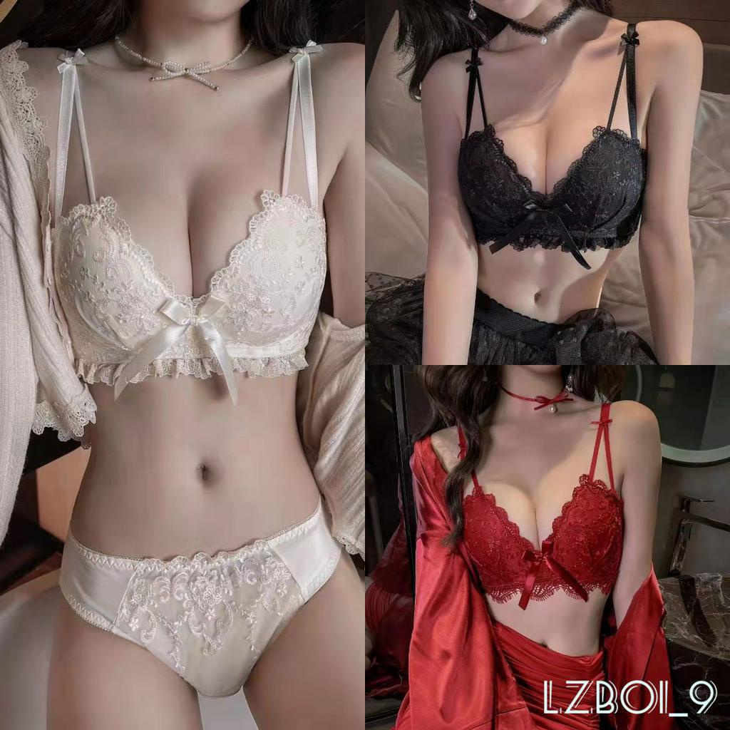 เสื้อชั้นในลูกไม้ดันทรง บราเซียร์ ดันทรง 3/4 คัพ 32-38AB ปักลายลูกไม้ เซ็กซี่ สําหรับผู้หญิง เซ็กซี่ สําหรับผู้หญิง lzboi_9.th