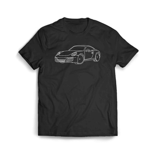 เสื้อผ้าผชเสื้อยืด แบบสวมหัว ลาย Porsche 911S-5XL