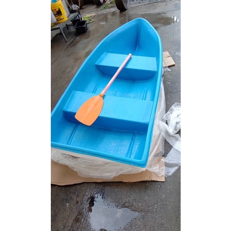 เรือไฟเบอร์กลาส 8 ฟุต เรือพร้อมส่ง หัวแหลมท้ายตัด เรือพาย เรือไฟเบอร์ เรือราคาถูก - รูปที่ 3