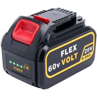 DeWalt Flex Volt replacement Battery 20v 60v 7500-9000mah DCB606 DCB609