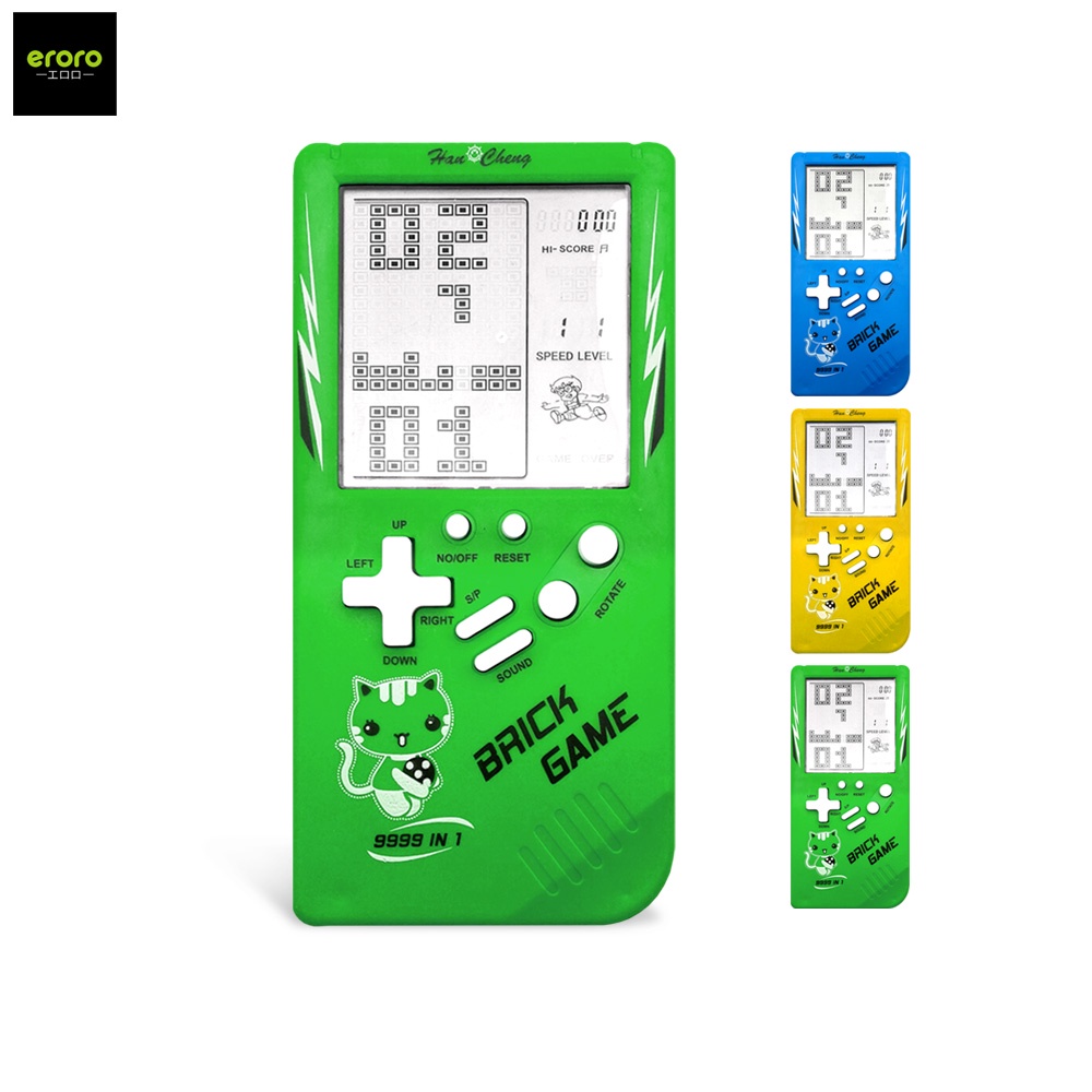 ERORO เครื่องเกมคลาสสิก Tetris แบบพกพา