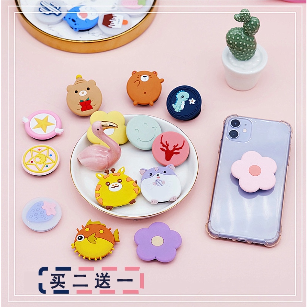การ์ตูนติดหลังมือถือ AIRBAG/POPSOCKET/GRIPTOK/IRING  ตัวติดหลังมือถือ ที่วางโทรศัพท์ลายการ์ตูน กิ๊บต๊อก By Muikid - รูปที่ 4