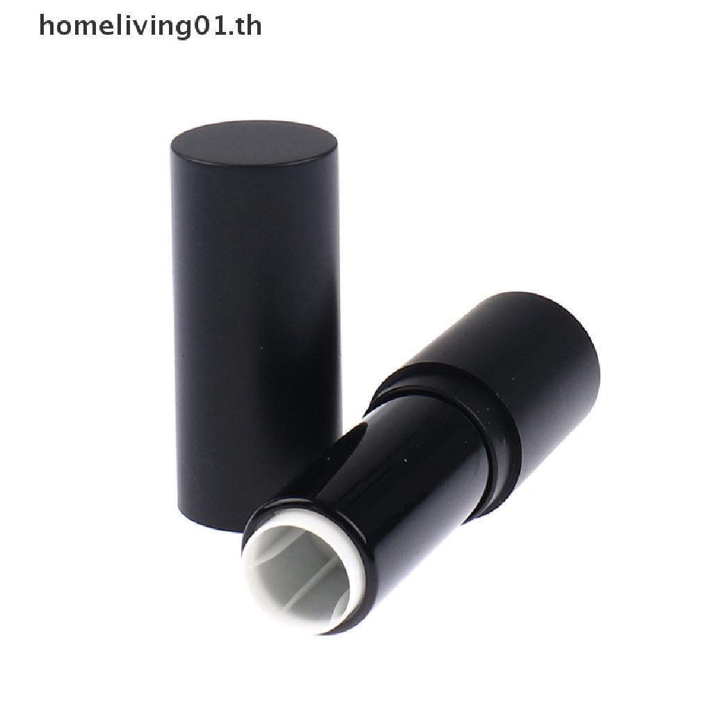 Onehome หลอดเปล่า ทรงกลม ขนาด 12.1 มม. สําหรับใส่ลิปสติก ลิปบาล์ม เครื่องสําอาง