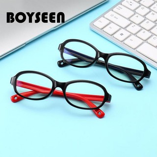 BOYSEEN เด็กชายและเด็กหญิงเด็กสีน้ำเงินป้องกันแว่นตาเด็กกรอบแว่นตา 005