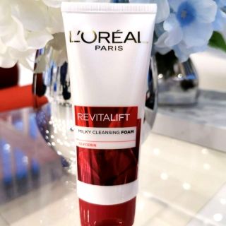 ลอรีอัล ปารีส รีไวทัลลิฟท์ มิลค์โฟม โฟมล้างหน้าเพื่อผิวอ่อนเยาว์ 100มล. (Revitalift, ครีมบำรุงผิวหน้า, ดูแลผิว)