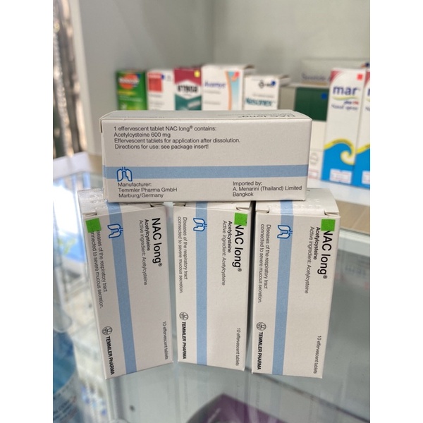 (พร้อมส่ง)NAC Long แนคลอง ช่วยละลายเสมหะ 10 เม็ด - pen4689 - ThaiPick