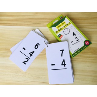 แฟลชการ์ด ฝึกลบเลข Flashcards Subtraction