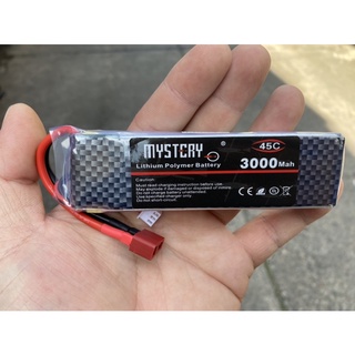 แบตเตอรี่สำรองรถบังคับวิทยุและเรือบังคับวิทยุความจุ7.4V3000mahเป็นแบตLIPO-MYSTCRY-สามารถใส่กับรถและเรือบังคับวิทยุได้