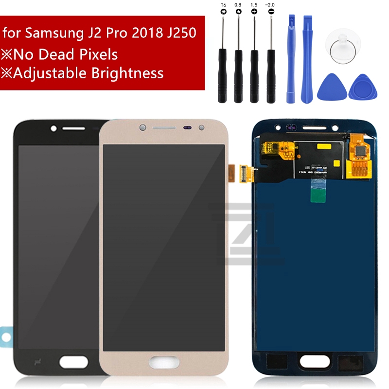 ใหม่สําหรับ Samsung Galaxy J2 Pro 2018 J250 SM-J250 หน้าจอสัมผัสสําหรับ Samsung j2Pro J250F จอแสดงผล