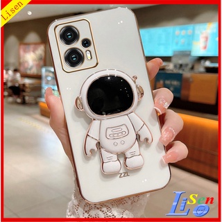 เคส Poco X4 gt x3 gt Poco F4 Poco x3 NFC Poco x3 PRO F3 X4 PRO 5g M4 PRO เคสโทรศัพท์มือถือ ลายนักบินอวกาศ พร้อมขาตั้ง สําหรับ YHY