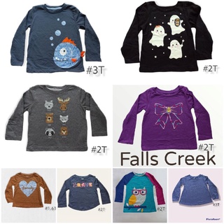 เสื้อแขนยาวเด็กผู้หญิงแบรนด์Falls creek ผ้านิ่มใส่สบาย