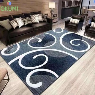 OKUMI_SHOP พรมปูพื้น ขนาด 120x160 ซม พรมปูพื้นห้องนั่งเล่น carpet พรมตกแต่งบ้าน(สุ่มลาย)