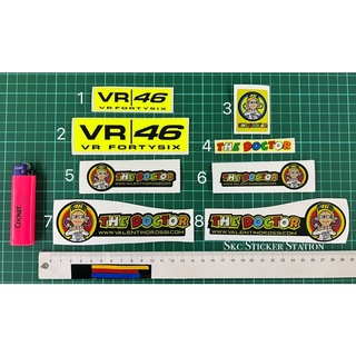 สติกเกอร์เรืองแสง ลาย The Doctors Deisgns 46 Kecil 46 valentinorossi vr46 สําหรับแพทย์