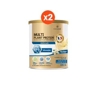 CHAME Multi Plant Protein เครื่องดื่มโปรตีน สูตรน้ำตาลต่ำ จำนวน 2 กระป๋อง