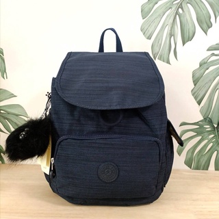 Kipling City Pack Linen Navy Backpack