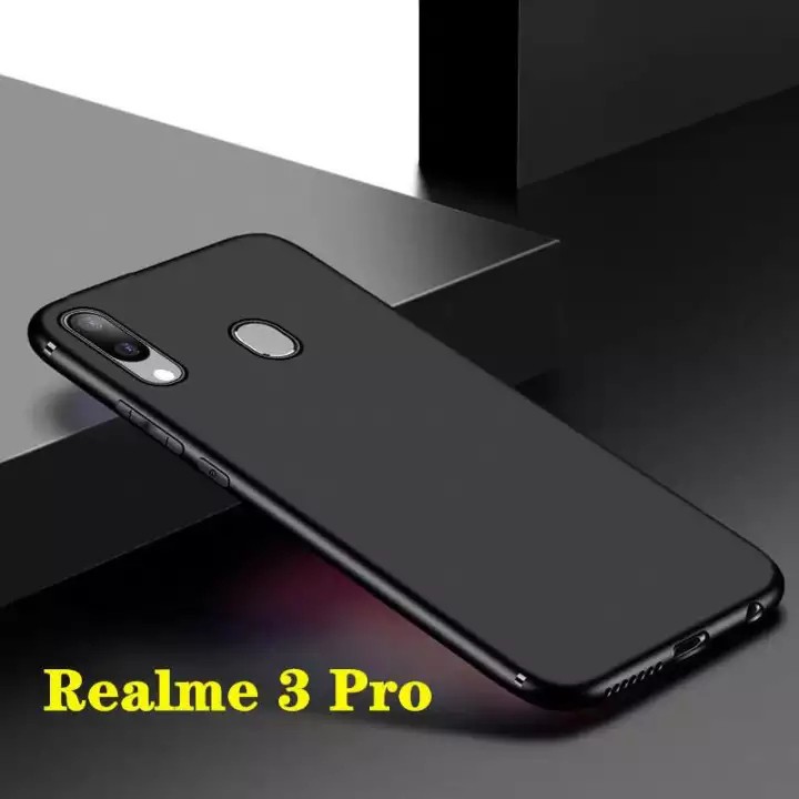 พร้อมส่งทันที Case Realme 3Pro เคสโทรศัพท์ เคสนิ่ม tpu ดําสี เคสซิลิโคน สวยและบางมาก