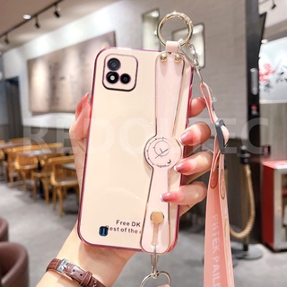 เคส Realme C11 2021 / Realme C20 6D สายรัดข้อมือเคสโทรศัพท์พร้อมสายคล้องไหล่แบบยาวกระเป๋าสะพายข้างพร้อมตัวป้องกันกล้อง