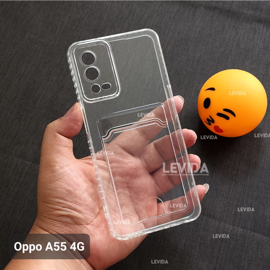 Clear Card Slot Clear Card Case Oppo A5S Oppo A7 Oppo A12 Oppo A11K Oppo A76 Oppo A96