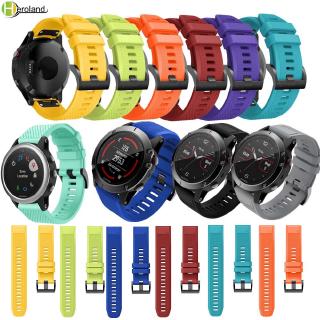 สายนาฬิกาข้อมือซิลิโคน 26 22 20 มมสําหรับ Garmin Fenix 6X 6 6S Pro 5X 5 5S Plus 3 3HR smart watch strap