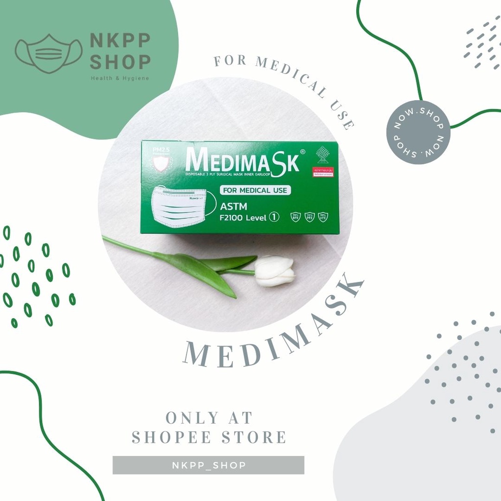หน้ากากอนามัย Medimask,Iris Oyama,PCare,Link Care