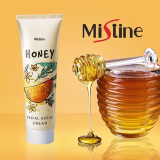 สครับขัดหน้า Mistine Honey Facial Scrub Cream 85 g