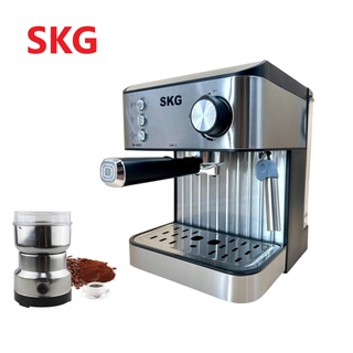 SKG เครื่องชงกาแฟสด รุ่น SK-1201  แถมฟรี!! ก้านชงกาแฟ,ถ้วยกรองกาแฟขนาด 2 คัพ,ช้อนตักกาแฟ รับประกัน 1 ปี