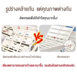 เตียงผู้ป่วย ปรับ เตียงนอนคนป่วย เตียงนอนโรงพยาบาลอเนกประสงค์ เตียงยกสองมือ สำหรับผู้ป่วยอัมพาตและเตียงดูแลผู้สูงอายุ