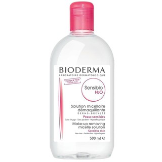 Bioderma Sensibio H2O เช็ดเครื่องสำอาง สำหรับผิวแพ้ง่าย ขนาด 500 ml.