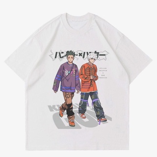 เสื้อยืดคอกลมเสื้อยืด ลายการ์ตูนอนิเมะ KILLUA X GON HYPE | เสื้อยืด ลายการ์ตูนอนิเมะ Hunter X Hunter | Killua ZOLDYCK เส