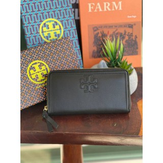 📮@2,090.-🔥🔥HOT SUMMER SALE 9 %+🛒ส่งฟรี EMS🛒🔥🔥💯Tory burch Thea Multi-Gusset Zip Continental Wallet