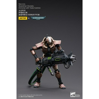 [พร้อมส่ง]JOYTOY: Necrons Szarekhan Dynasty lmmortal with Tesla Carbine JT4157  แอคชั่นฟิกเกอร์