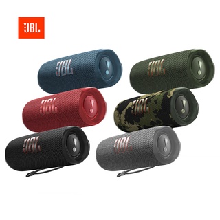 JBL Flip 6 ( Black, Blue, Gray, Red, Green) ลำโพงบลูทูธ พกพา เล่นต่อเนื่อง 12 ชั่วโมง ผ่าน Bluetooth 5.1 รับประกันศูนย์ไทย 1 ปี