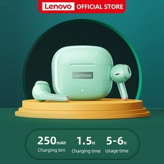 Lenovo หูฟัง LP40 PRO และ LP40 LP40S IPX5 หูฟังไร้สาย True Bluetooth 5.1 HD สเตอริโอ Latency ต่ําสําหรับเล่นเกมพร้อมไมโครโฟนเพลง