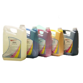 หมึกพิมพ์ SK4 สำหรับ SEIKO SPT 510/35pl 1020/35pl Solvent Ink 5ลิตร