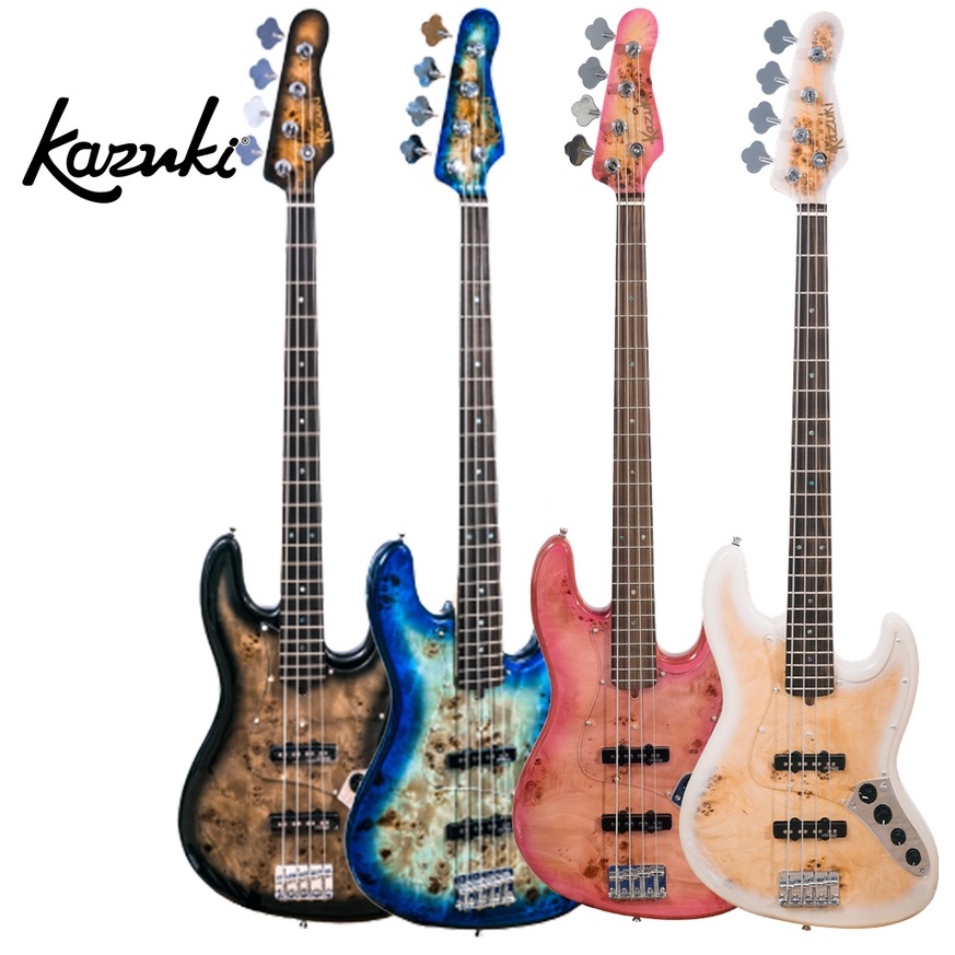 Kazuki Dragon Jazz Electric Bass เบสไฟฟ้า คาซูกิ ทรงแจ๊ส 4สาย