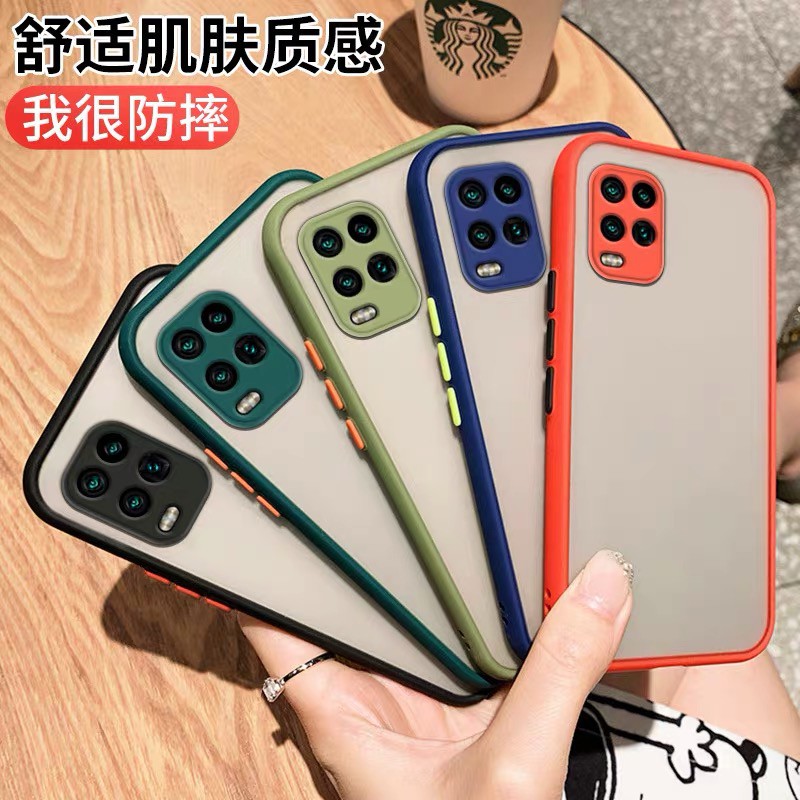 พร้อมส่ง Case Realme 8 4G เคสกันกระแทก กันลอยกล้อง ปุ่มสีผิวด้าน ขอบนิ่มหลังขุ่น เรียวมี Realme8 [ ส่งจากไทย ]