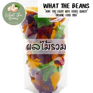 ผลไม้รวม 6 ชนิด 500g รสธรรมชาติ นุ่มหนึบ สตรอเบอรี่ กี่วี มะม่วงน้ำดอกไม้ ลูกเกดทองเหลือง ลูกเกดดำ แครนเบอรี่