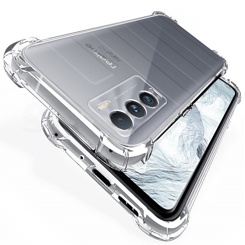 สําหรับ Tecno Pova Neo Pova 2 Spark 6 go 7 Pro 7P Camon 18 18P 17 16 Pro 17P นุ่มกันกระแทกกรณีคริสตัลใสเจล TPU Shock-Absorption ฝาครอบ