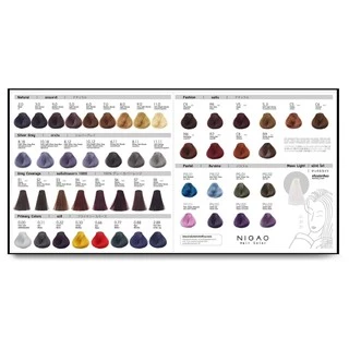 สีนิกาโอะโทนแฟชั่น ครีมย้อมผม สีผมนิกาโอะ Nigao Hair Color