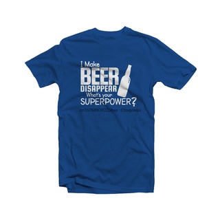 เสื้อยืดพิมพ์ลายแฟชั่น เสื้อยืด พิมพ์ลาย Superpower Alcohol Drunk Beer Wine Drinking College Party Funny St Pats สําหรั