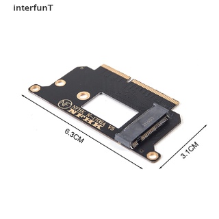 [InterfunT] อะแดปเตอร์การ์ด NVMe M.2 NGFF PCIE เป็น M.2 SSD สําหรับ Macbook Pro A1708 2016 2017