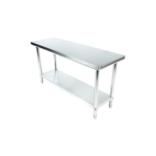 Stainless steel table โต๊ะสแตนเลสเกรด304 ขนาด150x50x80ซม. ST6115